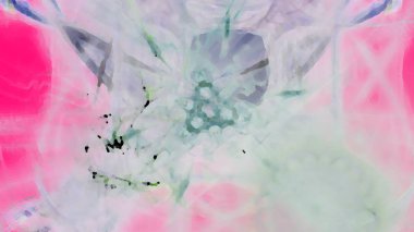 Fantezi kaotik renkli fraktal desen. Soyut Fraktal şekiller. 3D render resimde arka plan veya duvar kağıdı