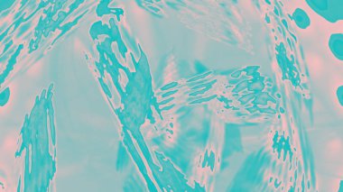 Fantezi kaotik renkli fraktal desen. Soyut Fraktal şekiller. 3D render resimde arka plan veya duvar kağıdı