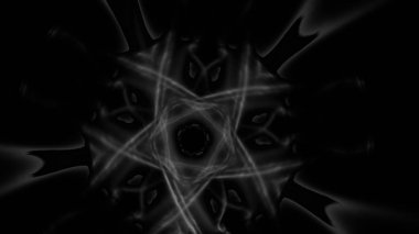 Fantezi kaotik renkli fraktal desen. Soyut Fraktal şekiller. 3D render resimde arka plan veya duvar kağıdı