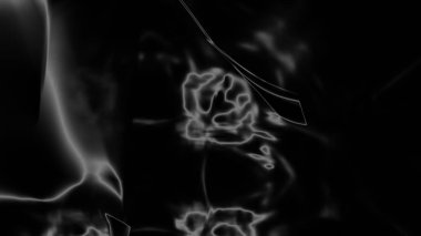 Fantezi kaotik renkli fraktal desen. Soyut Fraktal şekiller. 3D render resimde arka plan veya duvar kağıdı