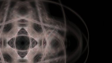 Fantezi kaotik renkli fraktal desen. Soyut Fraktal şekiller. 3D render resimde arka plan veya duvar kağıdı