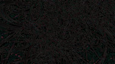 Fantezi kaotik renkli fraktal desen. Soyut Fraktal şekiller. 3D render resimde arka plan veya duvar kağıdı