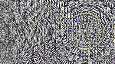 Fantezi kaotik renkli fraktal desen. Soyut Fraktal şekiller. 3D render resimde arka plan veya duvar kağıdı