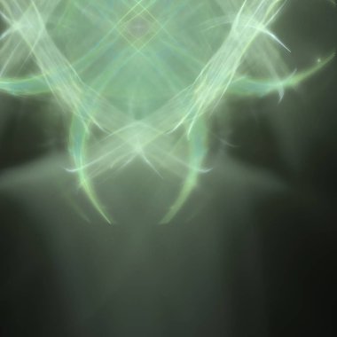 Fantezi kaotik renkli fraktal desen. Soyut Fraktal şekiller. 3D render resimde arka plan veya duvar kağıdı