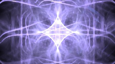 Fantezi kaotik renkli fraktal desen. Soyut Fraktal şekiller. 3D render resimde arka plan veya duvar kağıdı