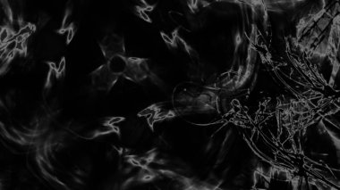 Fantezi kaotik renkli fraktal desen. Soyut Fraktal şekiller. 3D render resimde arka plan veya duvar kağıdı