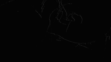 Fantezi kaotik renkli fraktal desen. Soyut Fraktal şekiller. 3D render resimde arka plan veya duvar kağıdı