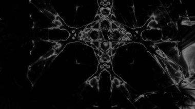 Fantezi kaotik renkli fraktal desen. Soyut Fraktal şekiller. 3D render resimde arka plan veya duvar kağıdı