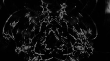 Fantezi kaotik renkli fraktal desen. Soyut Fraktal şekiller. 3D render resimde arka plan veya duvar kağıdı