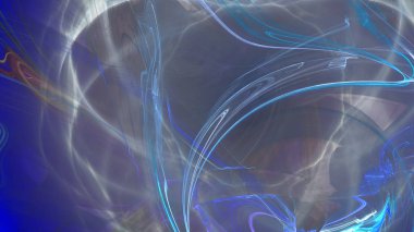 Fantezi kaotik renkli fraktal desen. Soyut Fraktal şekiller. 3D render resimde arka plan veya duvar kağıdı