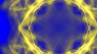 Fantezi kaotik renkli fraktal desen. Soyut Fraktal şekiller. 3D render resimde arka plan veya duvar kağıdı