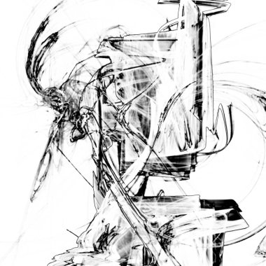 Fantezi kaotik renkli fraktal desen. Soyut Fraktal şekiller. 3D render resimde arka plan veya duvar kağıdı