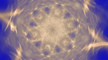 Fantezi kaotik renkli fraktal desen. Soyut Fraktal şekiller. 3D render resimde arka plan veya duvar kağıdı