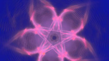 Fantezi kaotik renkli fraktal desen. Soyut Fraktal şekiller. 3D render resimde arka plan veya duvar kağıdı