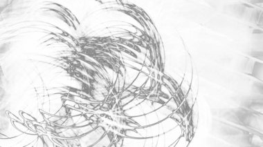 Fantezi kaotik renkli fraktal desen. Soyut Fraktal şekiller. 3D render resimde arka plan veya duvar kağıdı