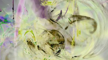 Fantezi kaotik renkli fraktal desen. Soyut Fraktal şekiller. 3D render resimde arka plan veya duvar kağıdı