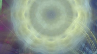 Fantezi kaotik renkli fraktal desen. Soyut Fraktal şekiller. 3D render resimde arka plan veya duvar kağıdı