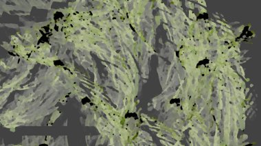 Fantezi kaotik renkli fraktal desen. Soyut Fraktal şekiller. 3D render resimde arka plan veya duvar kağıdı