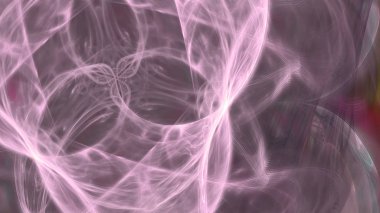 Fantezi kaotik renkli fraktal desen. Soyut Fraktal şekiller. 3D render resimde arka plan veya duvar kağıdı