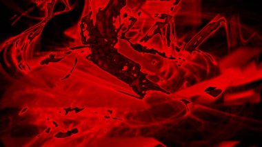 Fantezi kaotik renkli fraktal desen. Soyut Fraktal şekiller. 3D render resimde arka plan veya duvar kağıdı