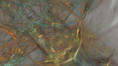 Fantezi kaotik renkli fraktal desen. Soyut Fraktal şekiller. 3D render resimde arka plan veya duvar kağıdı