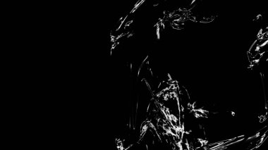 Fantezi kaotik renkli fraktal desen. Soyut Fraktal şekiller. 3D render resimde arka plan veya duvar kağıdı