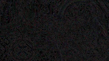 Fantezi kaotik renkli fraktal desen. Soyut Fraktal şekiller. 3D render resimde arka plan veya duvar kağıdı