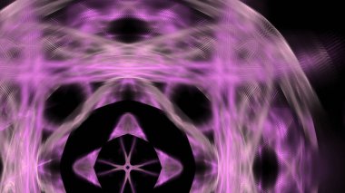 Fantezi kaotik renkli fraktal desen. Soyut Fraktal şekiller. 3D render resimde arka plan veya duvar kağıdı