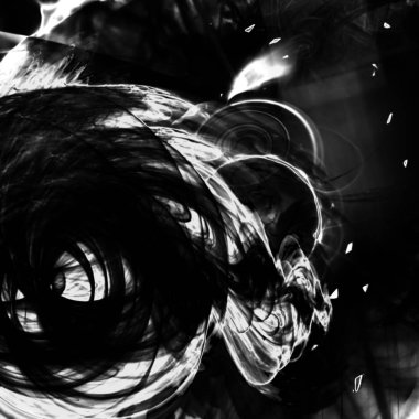 Fantezi kaotik renkli fraktal desen. Soyut Fraktal şekiller. 3D render resimde arka plan veya duvar kağıdı