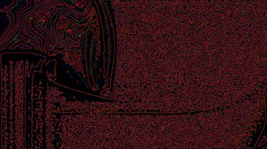 Fantezi kaotik renkli fraktal desen. Soyut Fraktal şekiller. 3D render resimde arka plan veya duvar kağıdı