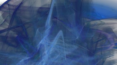 Fantezi kaotik renkli fraktal desen. Soyut Fraktal şekiller. 3D render resimde arka plan veya duvar kağıdı