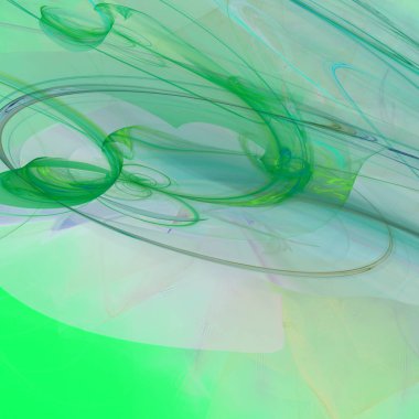 Fantezi kaotik renkli fraktal desen. Soyut Fraktal şekiller. 3D render resimde arka plan veya duvar kağıdı