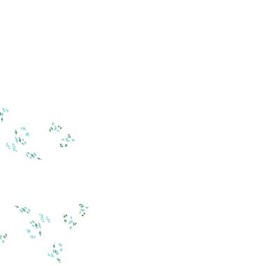 Fantezi kaotik renkli fraktal desen. Soyut Fraktal şekiller. 3D render resimde arka plan veya duvar kağıdı