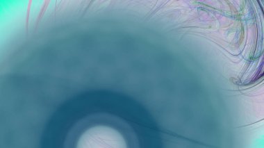 Fantezi kaotik renkli fraktal desen. Soyut Fraktal şekiller. 3D render resimde arka plan veya duvar kağıdı