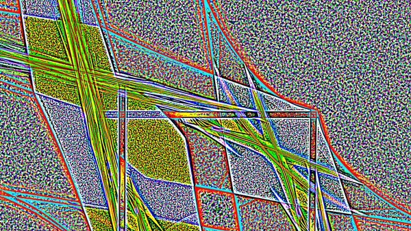 Fantasie chaotische kleurrijke fractale patroon. Abstracte fractale vormen. 3D rendering afbeelding achtergrond of behang — Stockfoto