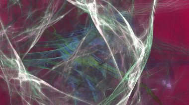 Fantezi kaotik renkli fraktal desen. Soyut Fraktal şekiller. 3D render resimde arka plan veya duvar kağıdı