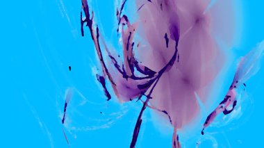 Fantezi kaotik renkli fraktal desen. Soyut Fraktal şekiller. 3D render resimde arka plan veya duvar kağıdı