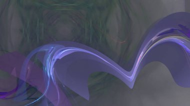 Fantezi kaotik renkli fraktal desen. Soyut Fraktal şekiller. 3D render resimde arka plan veya duvar kağıdı