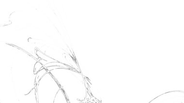 Fantezi kaotik renkli fraktal desen. Soyut Fraktal şekiller. 3D render resimde arka plan veya duvar kağıdı