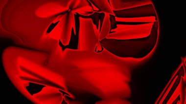 Fantezi kaotik renkli fraktal desen. Soyut Fraktal şekiller. 3D render resimde arka plan veya duvar kağıdı