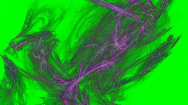 Fantezi kaotik renkli fraktal desen. Soyut Fraktal şekiller. 3D render resimde arka plan veya duvar kağıdı