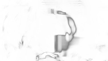 Fantezi kaotik renkli fraktal desen. Soyut Fraktal şekiller. 3D render resimde arka plan veya duvar kağıdı