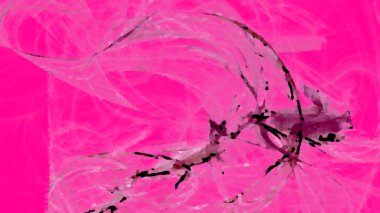 Fantezi kaotik renkli fraktal desen. Soyut Fraktal şekiller. 3D render resimde arka plan veya duvar kağıdı