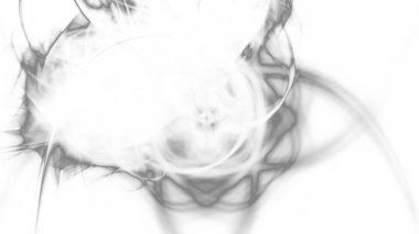 Fantezi kaotik renkli fraktal desen. Soyut Fraktal şekiller. 3D render resimde arka plan veya duvar kağıdı