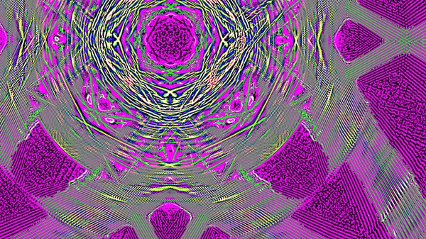 Fantasy kaotiska färgglada fraktal mönster. Abstrakta fractal former. 3D rendering illustration bakgrund eller tapeter — Stockfoto