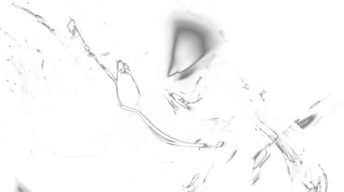 Fantezi kaotik renkli fraktal desen. Soyut Fraktal şekiller. 3D render resimde arka plan veya duvar kağıdı