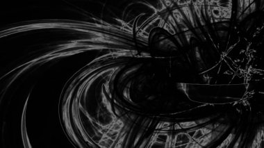 Fantezi kaotik renkli fraktal desen. Soyut Fraktal şekiller. 3D render resimde arka plan veya duvar kağıdı