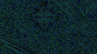 Fantezi kaotik renkli fraktal desen. Soyut Fraktal şekiller. 3D render resimde arka plan veya duvar kağıdı