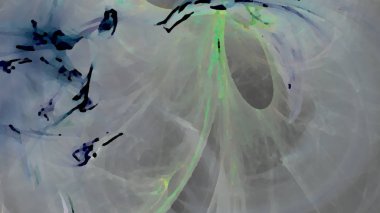 Fantezi kaotik renkli fraktal desen. Soyut Fraktal şekiller. 3D render resimde arka plan veya duvar kağıdı