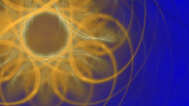 Fantezi kaotik renkli fraktal desen. Soyut Fraktal şekiller. 3D render resimde arka plan veya duvar kağıdı